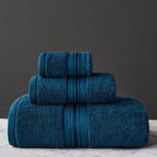 Blue / Three piece towel set