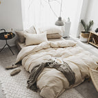Khaki / 1.2M 3Pcs set / Bed sheet1