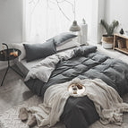 Graphite Grey / 1.2M 3Pcs set / Bed sheet1