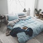 Light Blue / 1.2M 3Pcs set / Bed sheet1