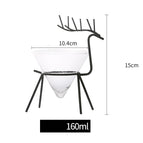 Fawn cocktail glass