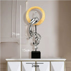 Elegant Silver / Large high single piece