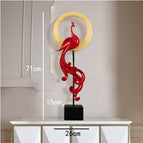 Festive Red / Large high single piece