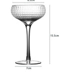 Classical Plaid Cocktail Glass